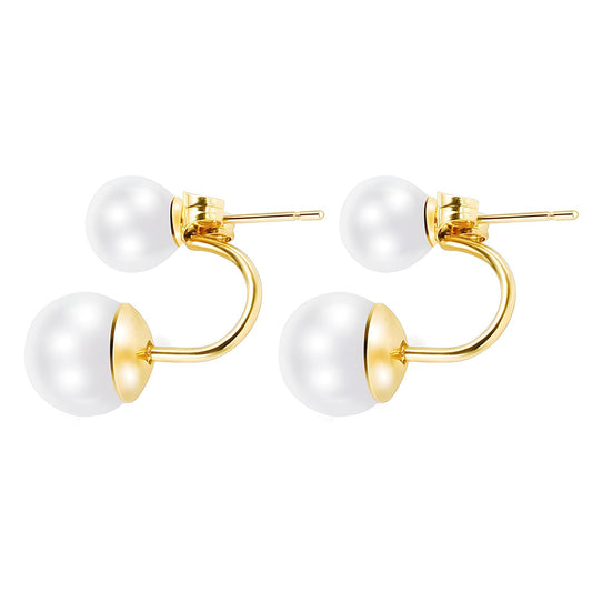 18K gold plated Stainless steel earrings, Mashalla