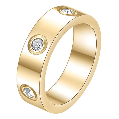 18K gold plated Stainless steel finger ring, Mashalla