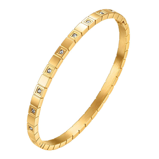 18K gold plated Stainless steel bracelet, Mashalla