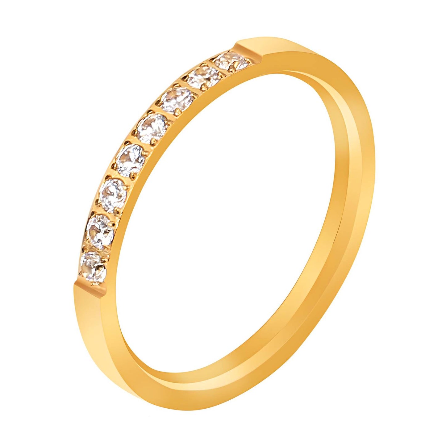 18K gold plated Stainless steel finger ring, Mashalla