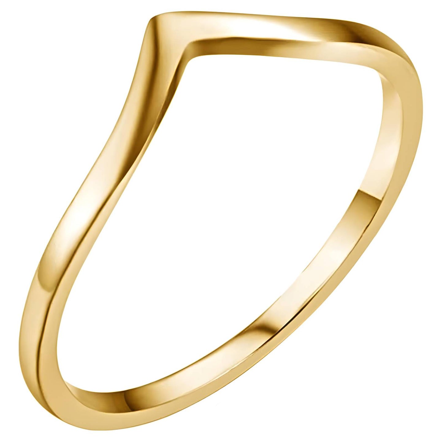 18K gold plated Stainless steel finger ring, Mashalla