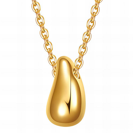 18K gold plated Stainless steel necklace, Mashalla