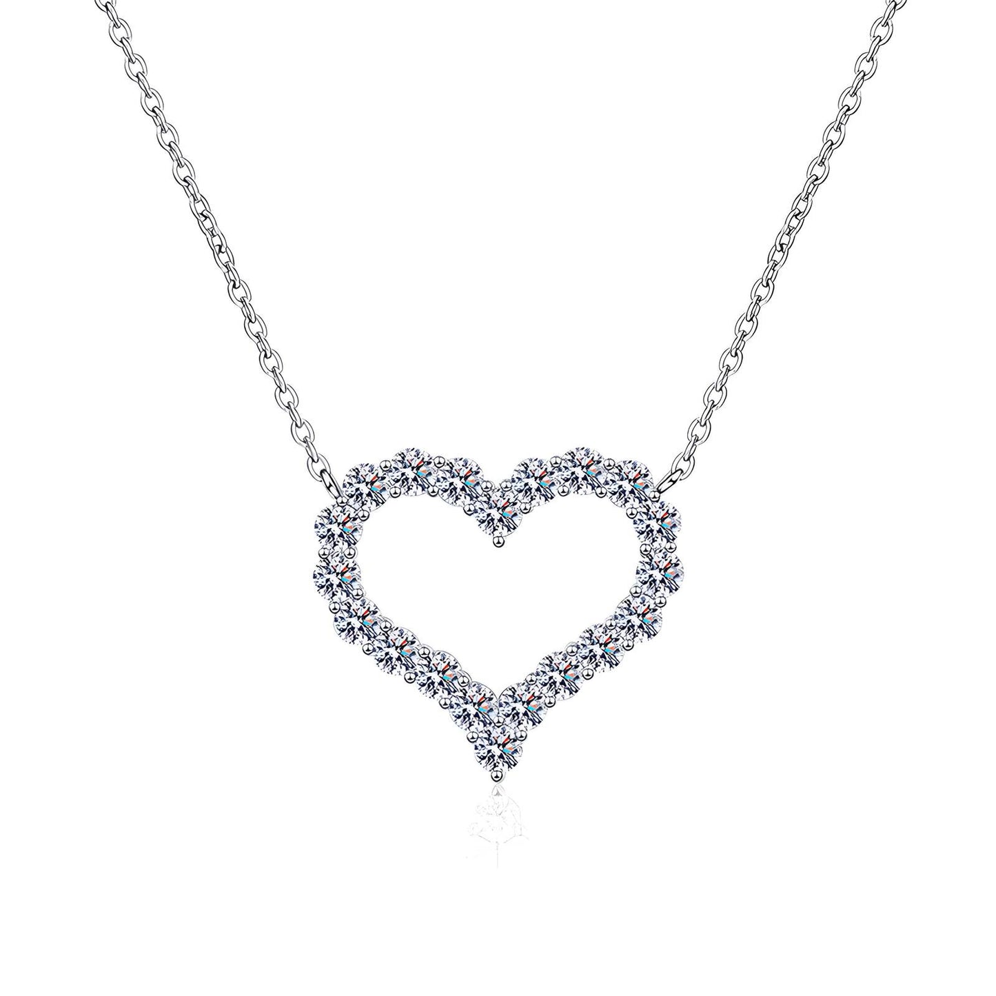 Stainless steel  Heart necklace, Mashalla