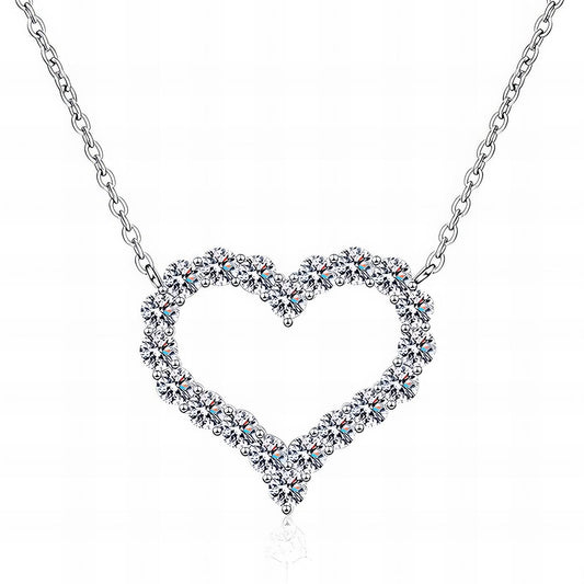 Stainless steel  Heart necklace, Mashalla