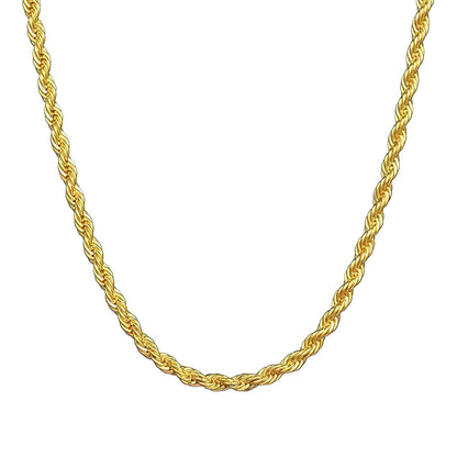 18K gold plated Stainless steel necklace, Mashalla