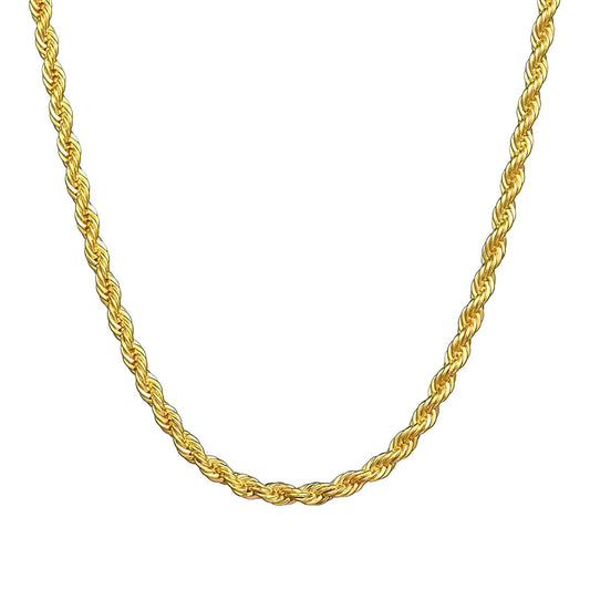 18K gold plated Stainless steel necklace, Mashalla