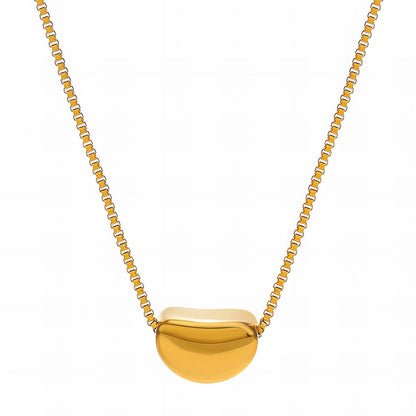 18K gold plated Stainless steel necklace, Mashalla