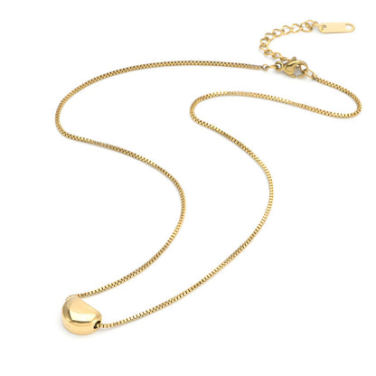 18K gold plated Stainless steel necklace, Mashalla