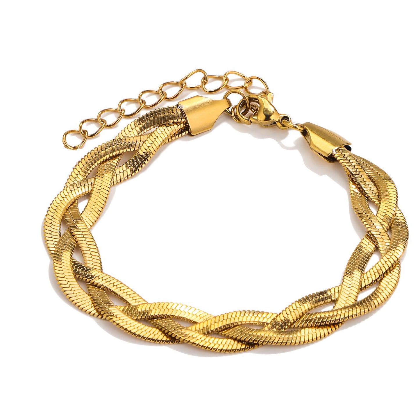 18K gold plated Stainless steel bracelet, Mashalla