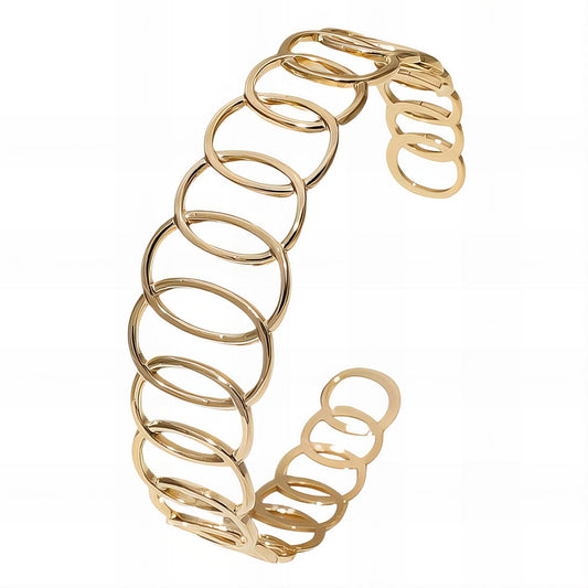 18K gold plated Stainless steel bracelet, Mashalla