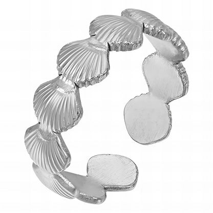 Stainless steel  Seashells finger ring, Mashalla