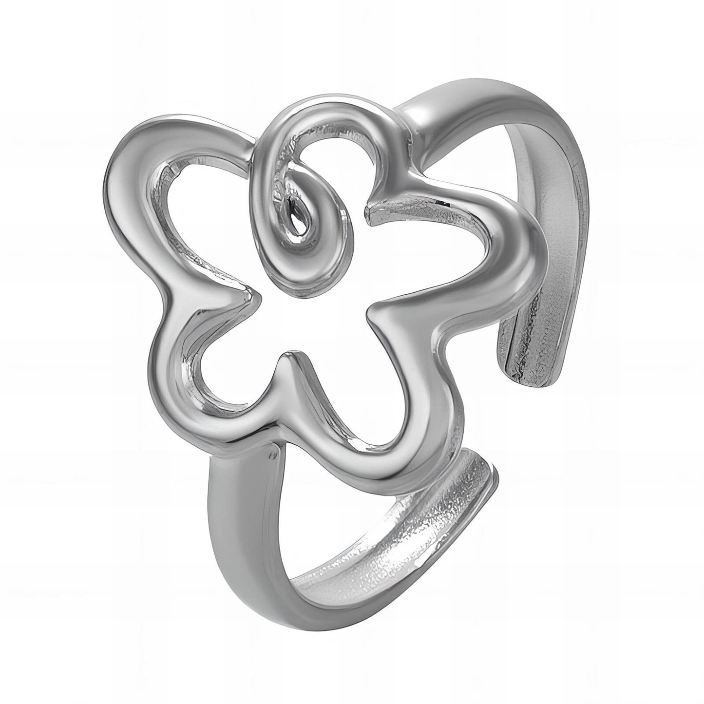 Stainless steel  Flower finger ring, Mashalla