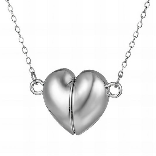 Stainless steel  Heart necklace, Mashalla