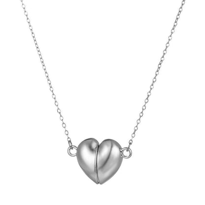 Stainless steel  Heart necklace, Mashalla