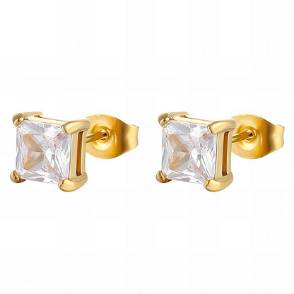 18K gold plated Stainless steel earrings, Mashalla