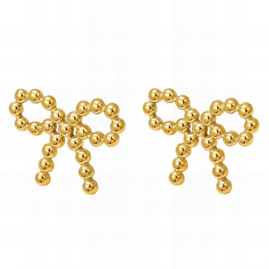 18K gold plated Stainless steel earrings, Mashalla