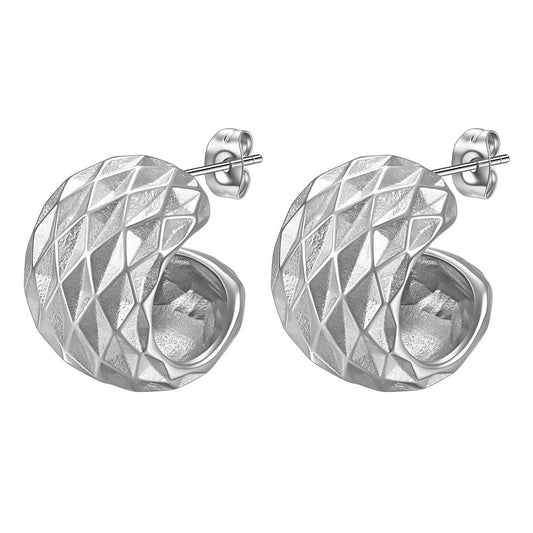 Stainless steel earrings, Mashalla