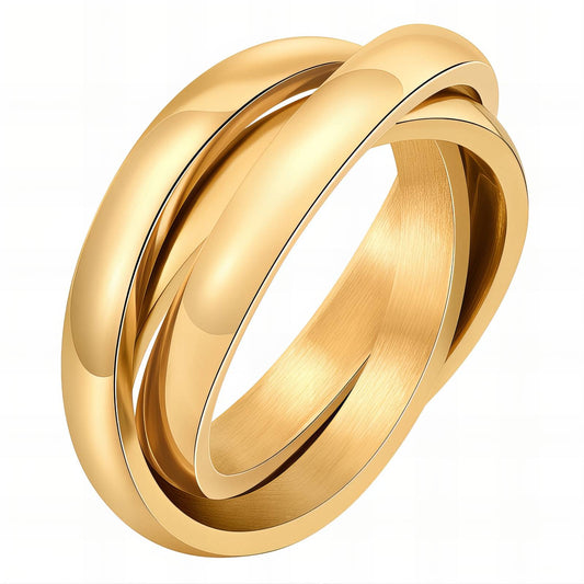 18K gold plated Stainless steel finger ring, Mashalla