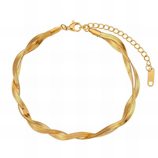 18K gold plated Stainless steel bracelet, Mashalla