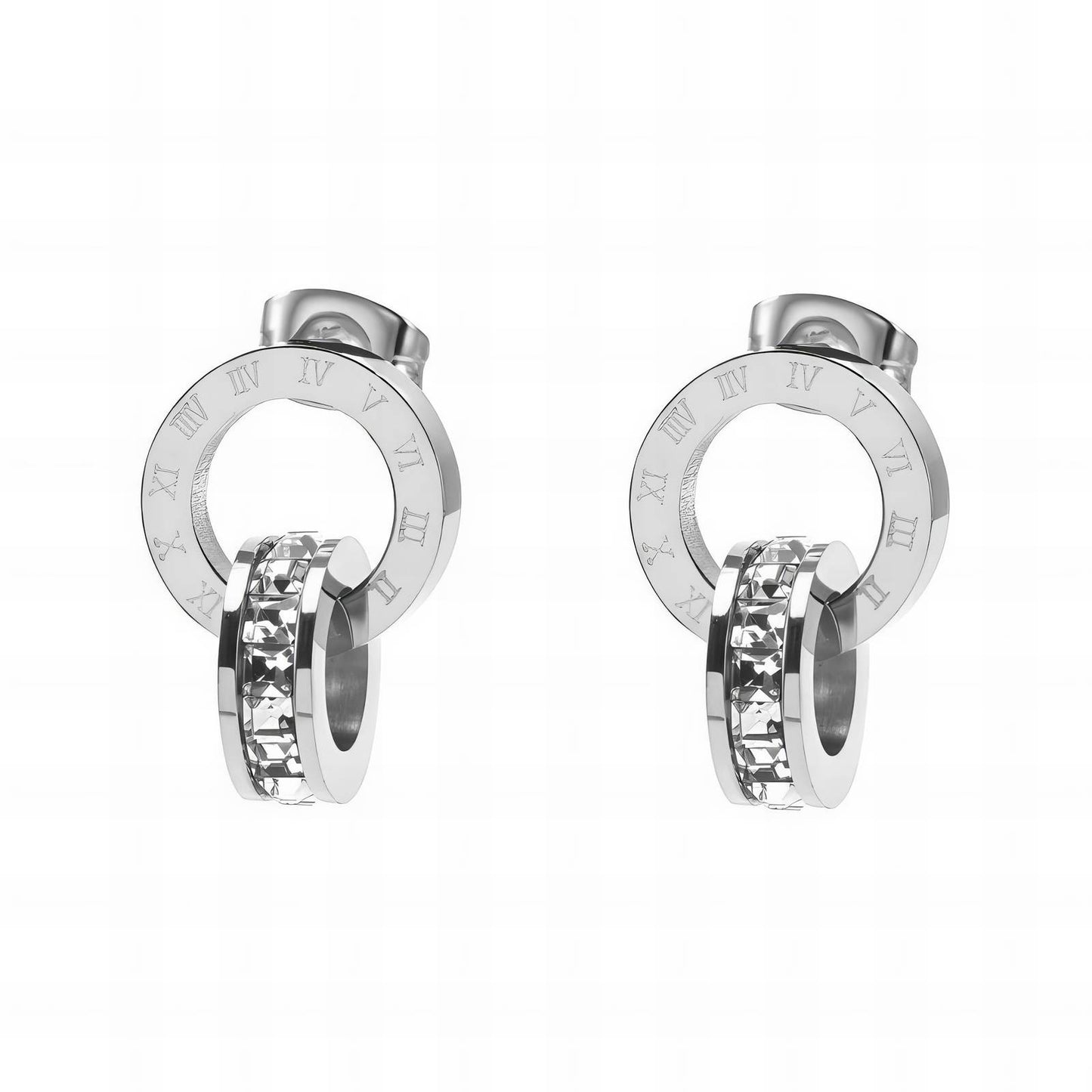 Stainless steel earrings, Mashalla