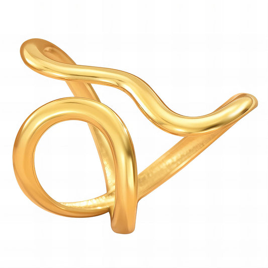 18K gold plated Stainless steel finger ring, Mashalla