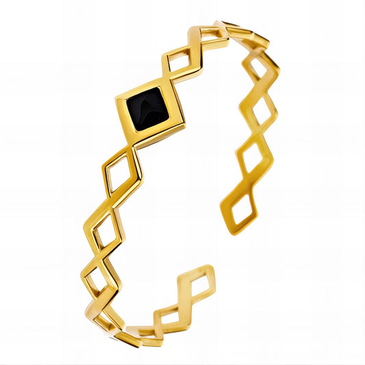 18K gold plated Stainless steel bracelet, Mashalla