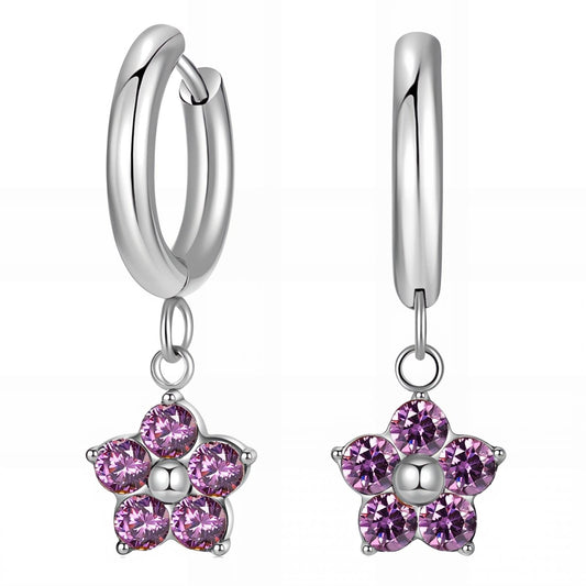 Stainless steel  Flowers earrings, Mashalla